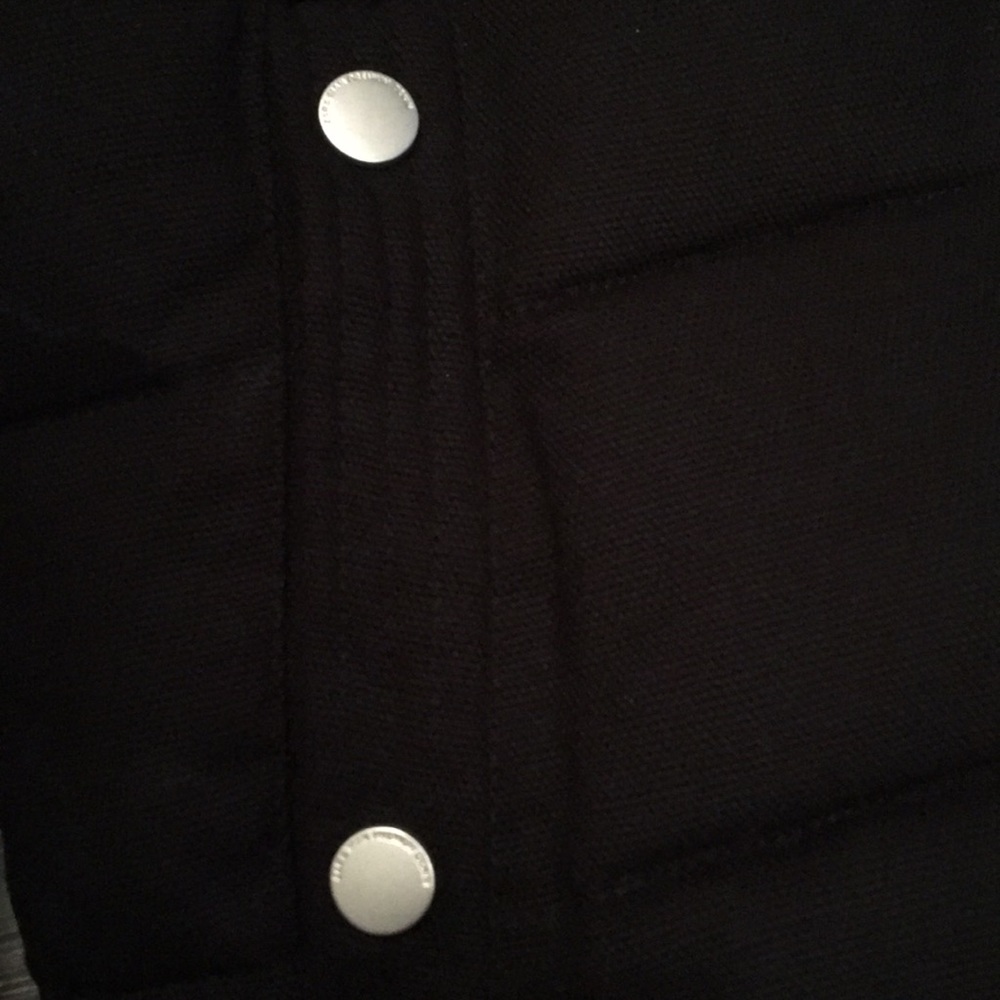 Zara man puffer hooded jacket Sz S full zip black - Picture 4 of 8